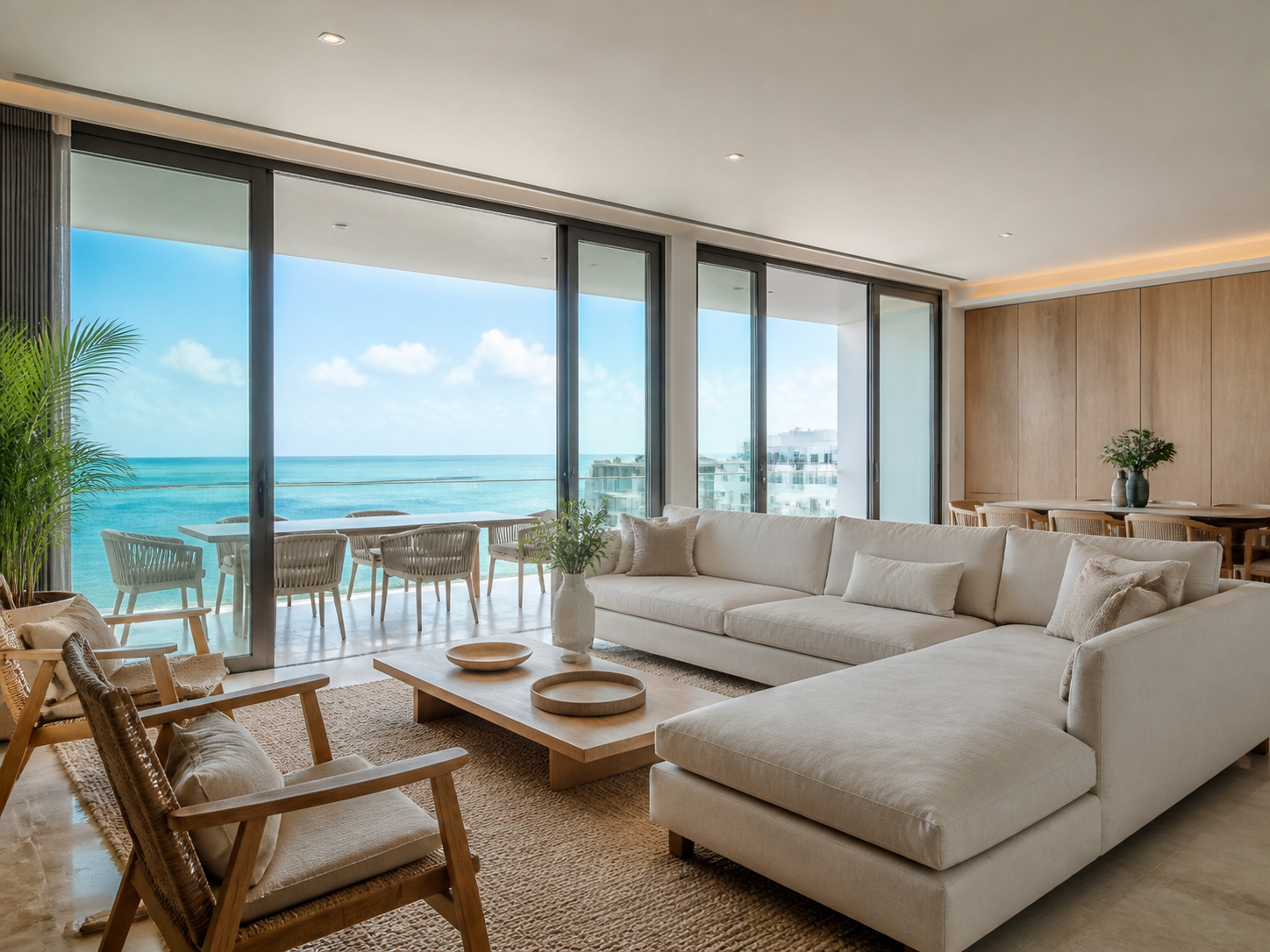 Staging · Departamento vista al mar en Cancún